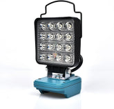 Cordless LED Work Light for Makita 18V Battery – 48W Compact Floodlight Spotlight with 6000LM, USB & Type-C Fast Charge (No Battery)